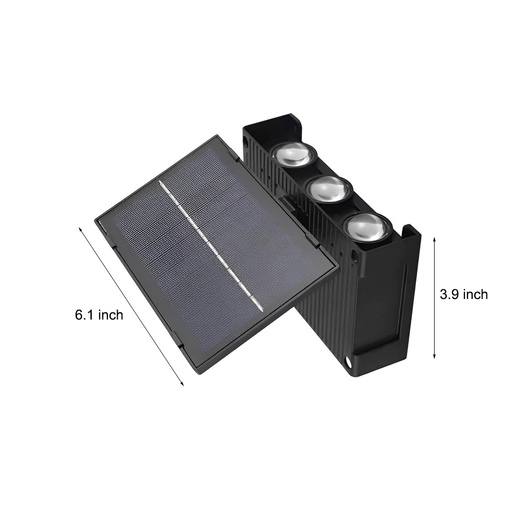 Modern Solar LED Wall Light with Intelligent Light Control