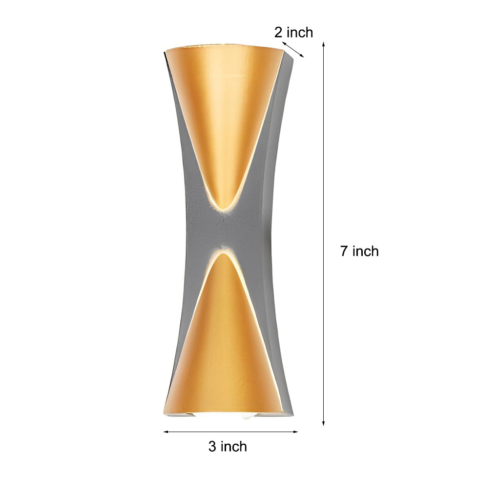 Modern LED Outdoor Wall Lamp - Waterproof Up Down Light Aluminum