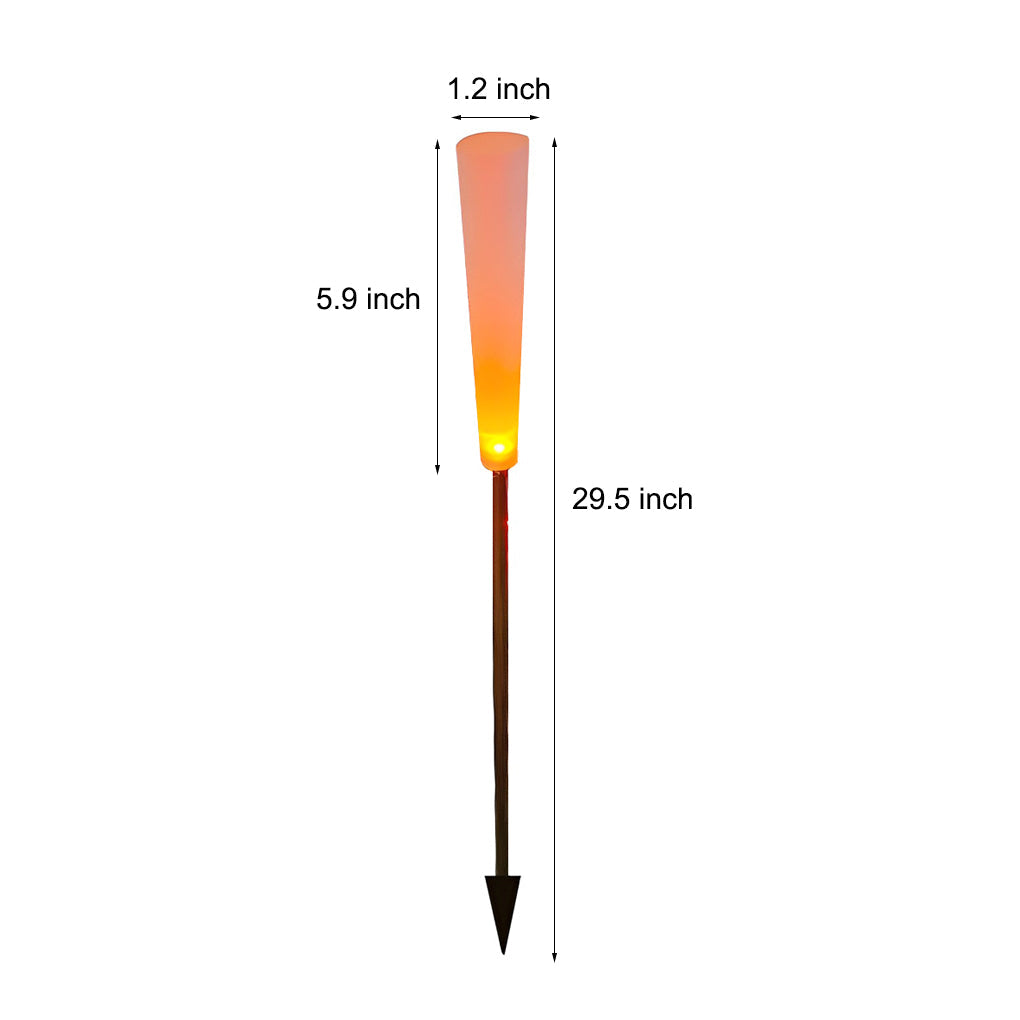 Modern Reed Acrylic Outdoor Lawn Lights Set of 10 Waterproof