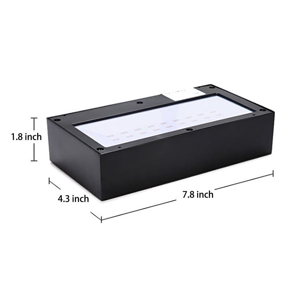 Solar Motion Sensor Up Down Wall Light Outdoor Waterproof