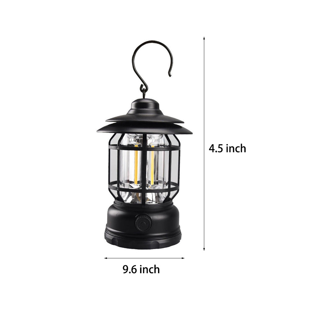 Rechargeable LED Outdoor Lantern with Adjustable Brightness