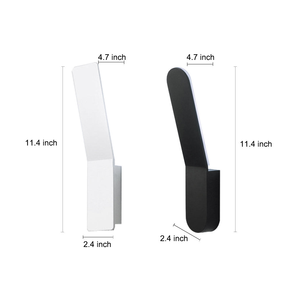 Modern LED Aluminum Wall Sconce - Warm White Light