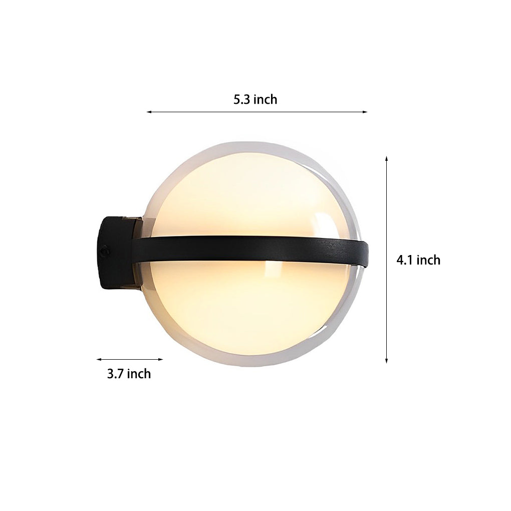 Modern Round Up Down LED Outdoor Wall Lamp Waterproof