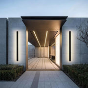Modern Black Linear LED Wall Light Outdoor Waterproof IP65