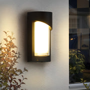 Modern LED Outdoor Wall Lamp - Black Aluminum Waterproof IP55