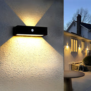 Solar Motion Sensor Up Down Wall Light Outdoor Waterproof