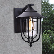 Modern Iron Glass Outdoor Wall Light with Motion Sensor