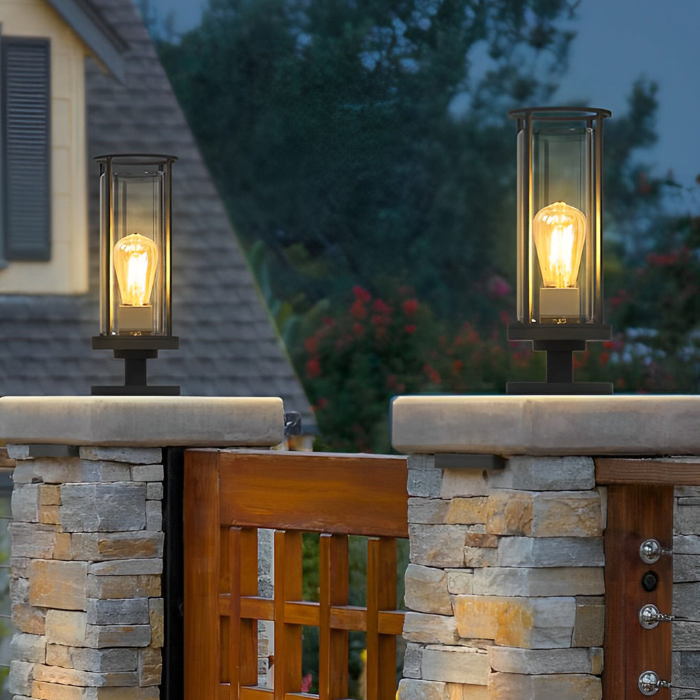 Modern Round Stainless Steel Outdoor Light – Wall & Post Mount