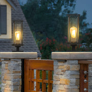 Modern Round Stainless Steel Outdoor Light – Wall & Post Mount