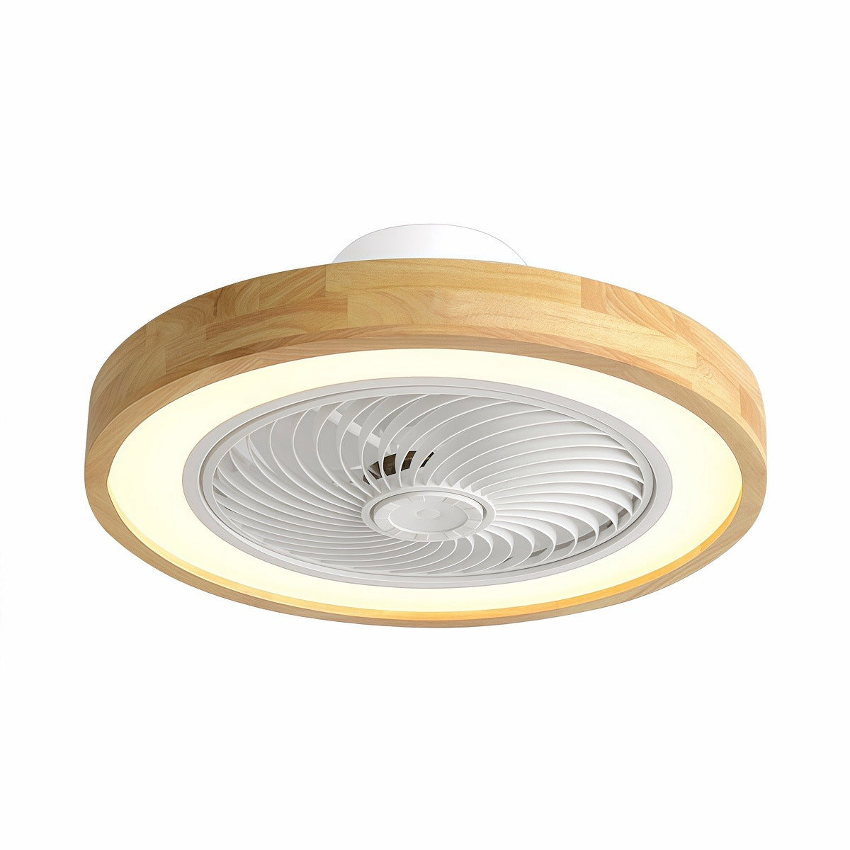 Modern Bladeless Ceiling Fan with Light & Remote Control