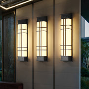 Industrial Black LED Outdoor Wall Lamp | Waterproof Galvanized Steel