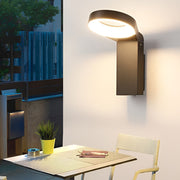 18W LED Ring Outdoor Wall & Path Lamp - Modern Landscape Lighting