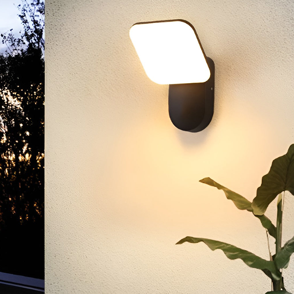 Modern Square LED Outdoor Wall Light 12W Waterproof Sconce