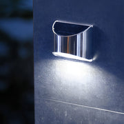 Modern Solar Wall Lamp - Stainless Steel Waterproof Outdoor Light