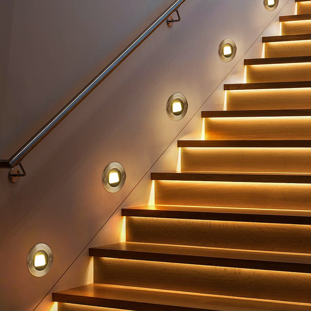 Waterproof Recessed Step Light LED Ground Lighting for Stairs