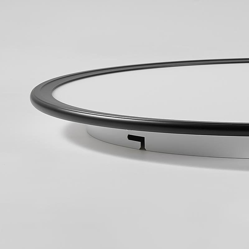 Modern Round Flush Mount LED Ceiling Light with Dimming Control