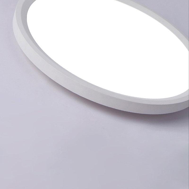 Nordic Industrial Flush Mount Ceiling Light – Iron & PMMA