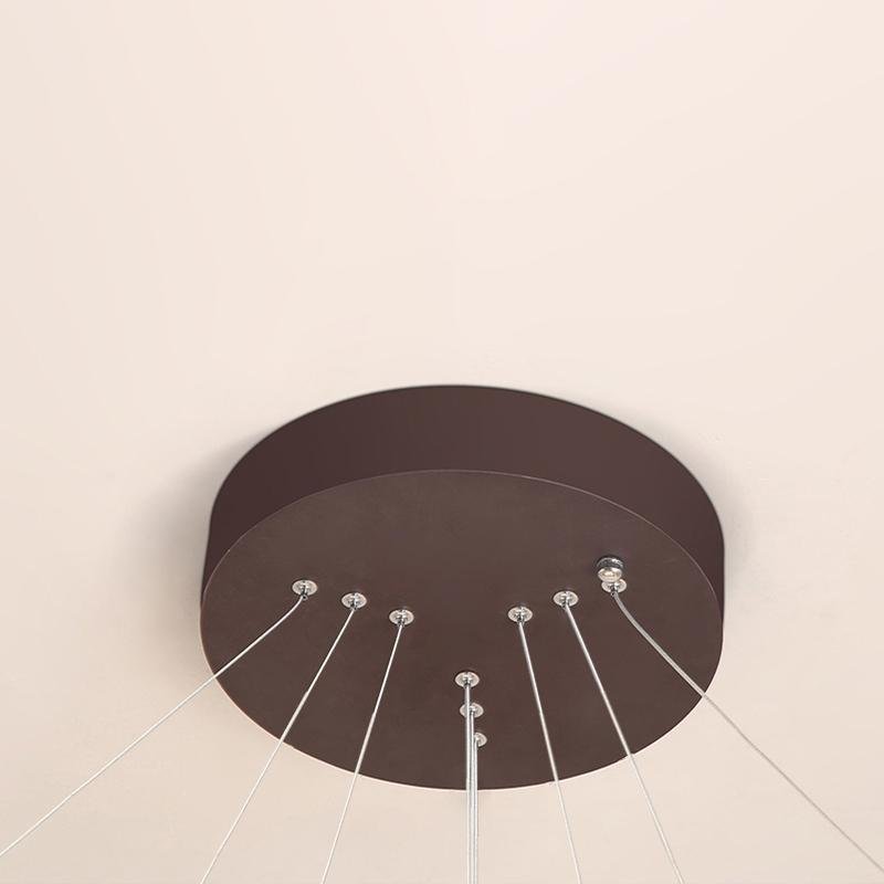 Modern Multi-Tier LED Chandelier with Remote Control