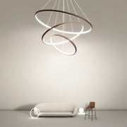 Modern Multi-Tier LED Chandelier with Remote Control