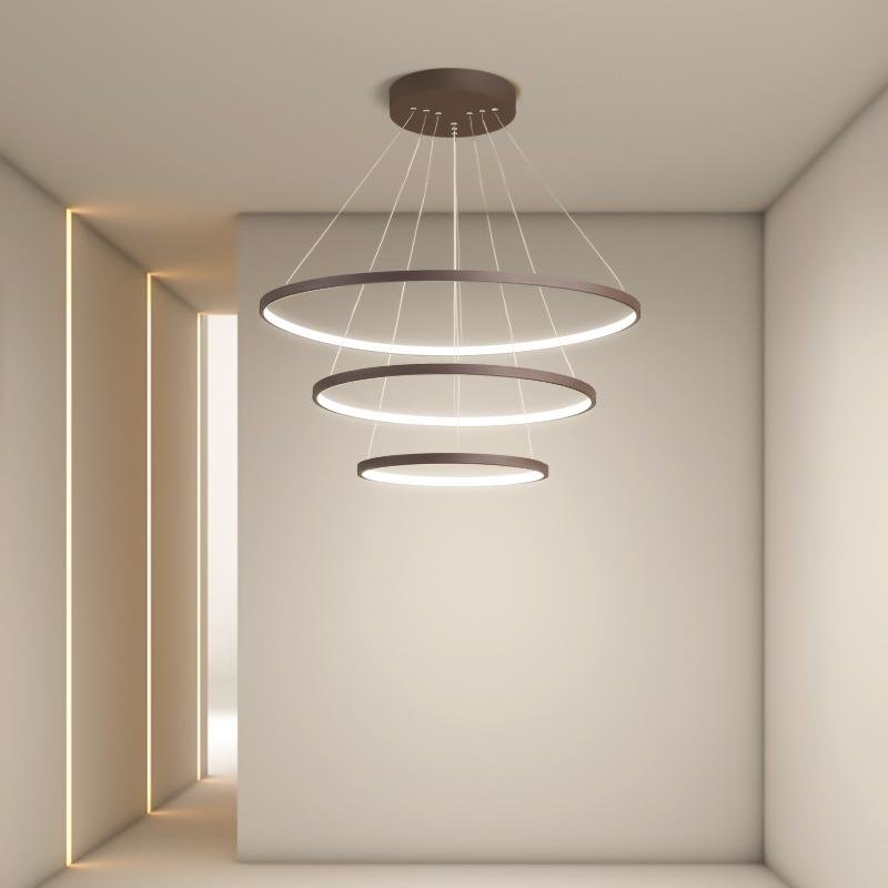 Modern Multi-Tier LED Chandelier with Remote Control