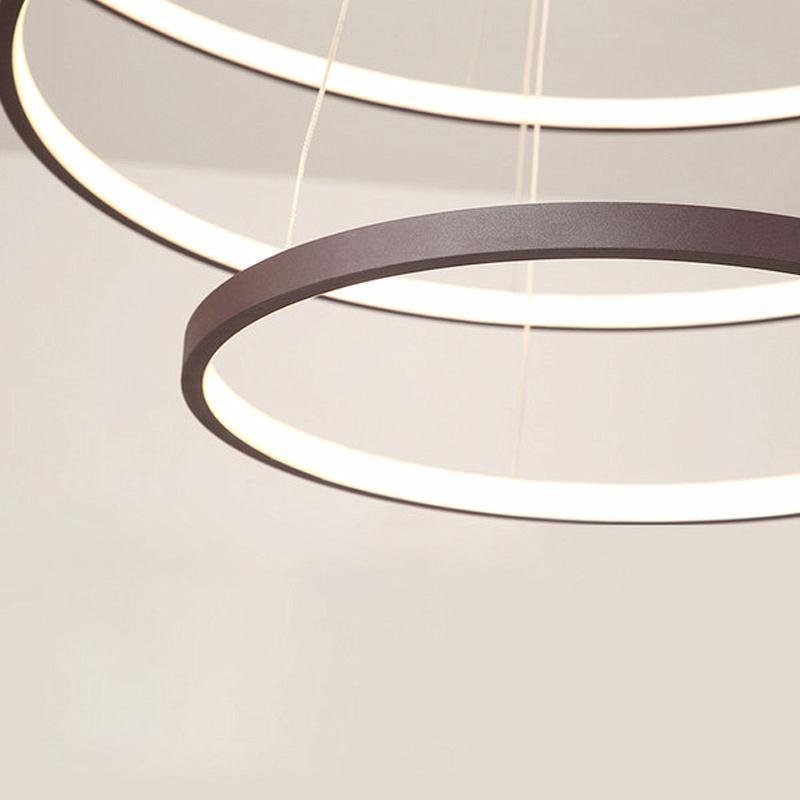 Modern Multi-Tier LED Chandelier with Remote Control
