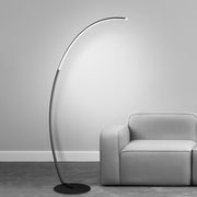 Modern LED Arc Floor Lamp with Dimmable Remote Control