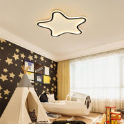 Starfish Flush Mount Ceiling Light - Dimmable LED Black Iron PMMA