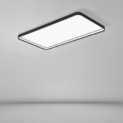 35" Rectangular LED Flush Mount Ceiling Light - Modern Aluminum