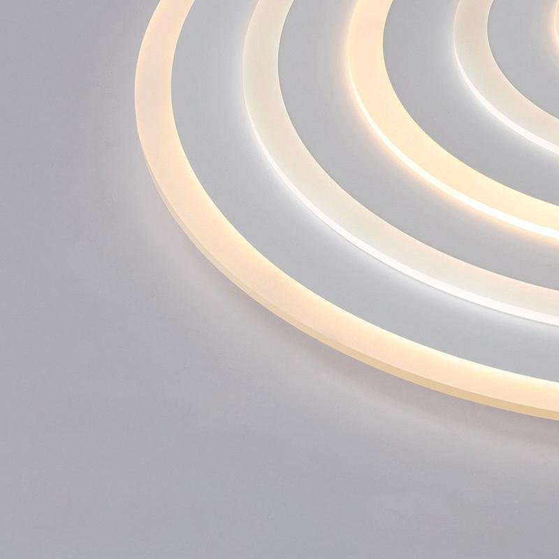 Concentric Circles Flush Mount LED Ceiling Light - Dimmable