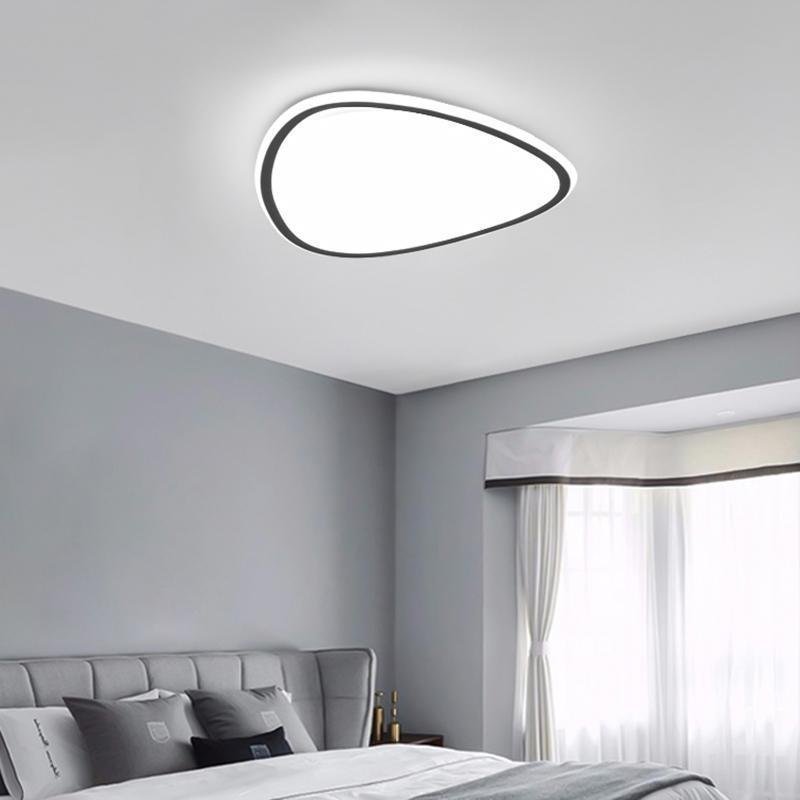 Geometric Reuleaux Triangle Flush Mount Light with Remote Control