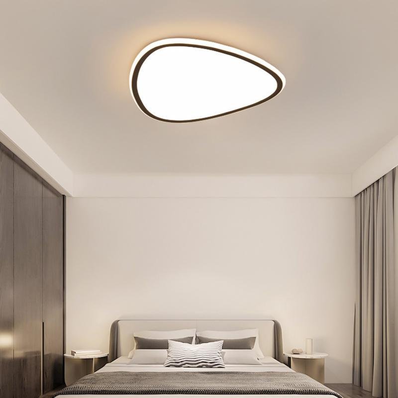 Geometric Reuleaux Triangle Flush Mount Light with Remote Control