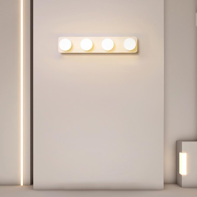 Modern Multi-Light Wall Sconce with Spherical Shades - 4 or 6 Heads