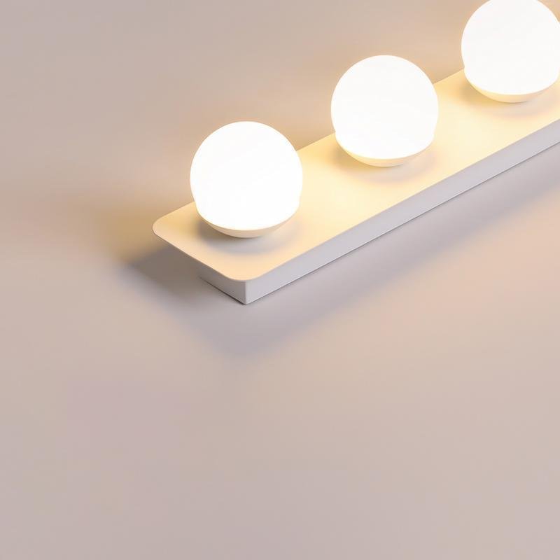 Modern Multi-Light Wall Sconce with Spherical Shades - 4 or 6 Heads