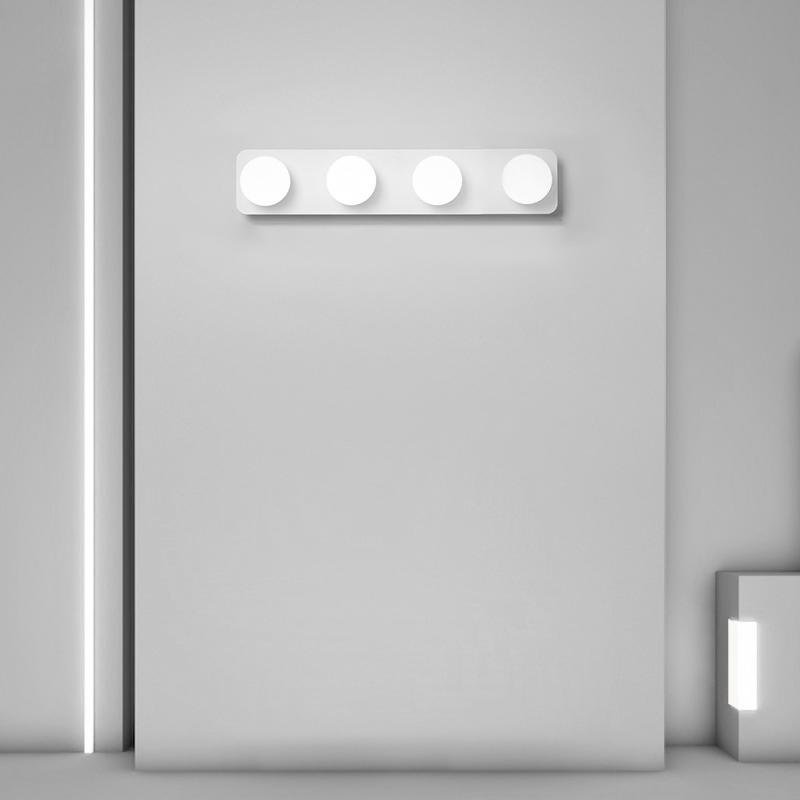 Modern Multi-Light Wall Sconce with Spherical Shades - 4 or 6 Heads