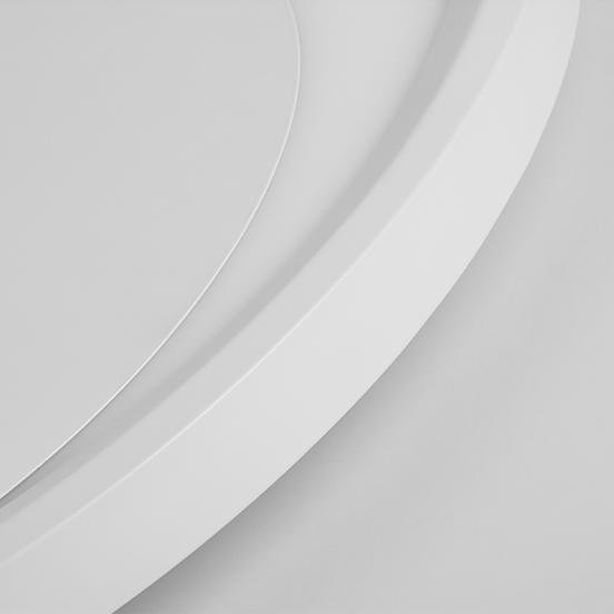 Modern Round White Flush Mount LED Ceiling Light 12" 16"