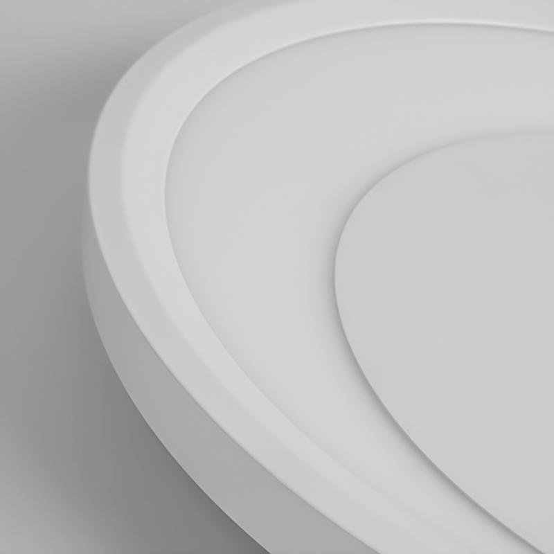 Modern Round White Flush Mount LED Ceiling Light 12" 16"