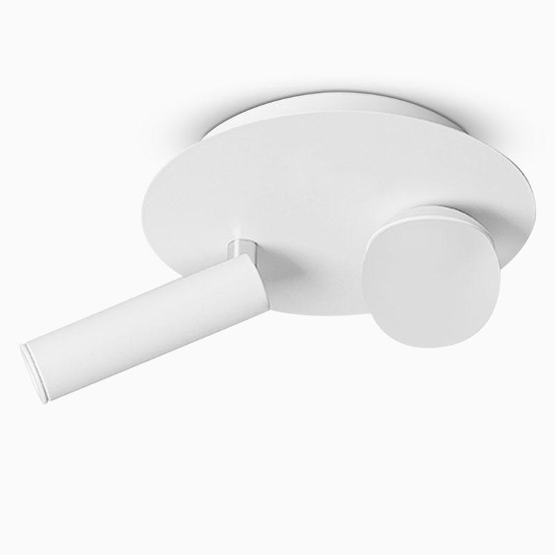 8" Round Flush Mount LED Spotlight - Rotatable Modern Ceiling Light
