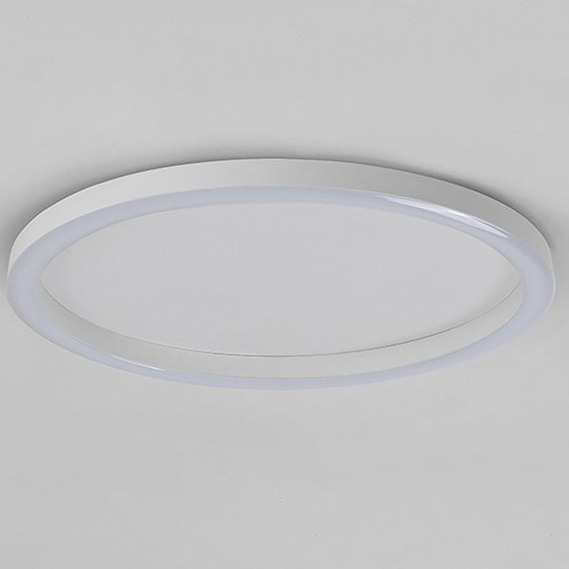 16" Modern Circle Flush Mount LED Ceiling Light with Remote