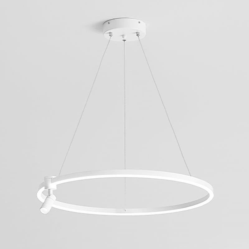 Modern Circular Adjustable Pendant Light with Integrated LED