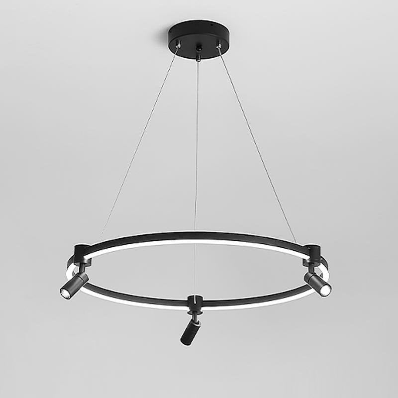 Three-Head Adjustable Spotlight Chandelier with Remote Control