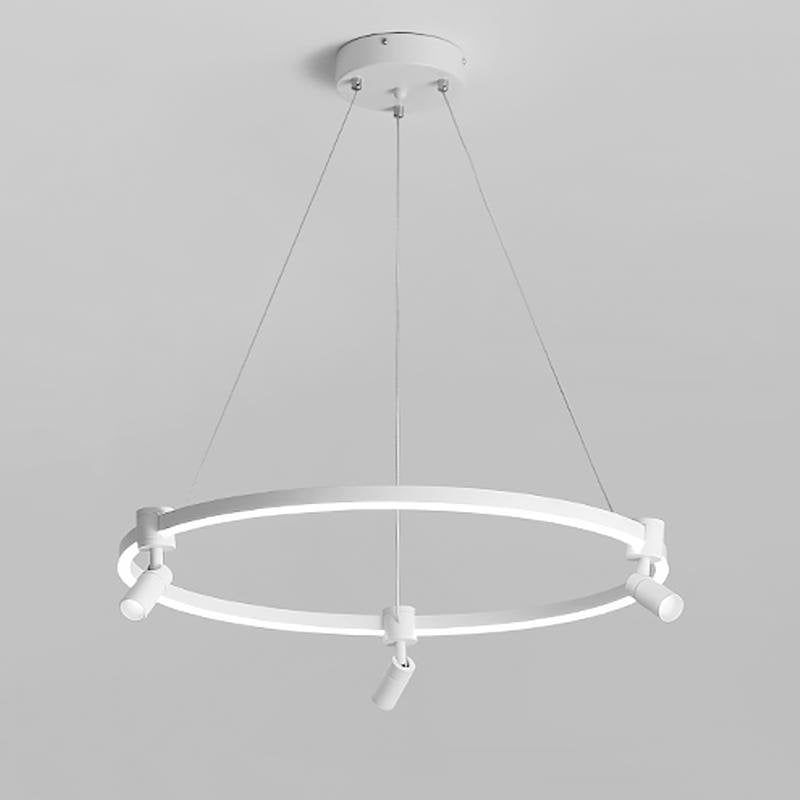 Three-Head Adjustable Spotlight Chandelier with Remote Control