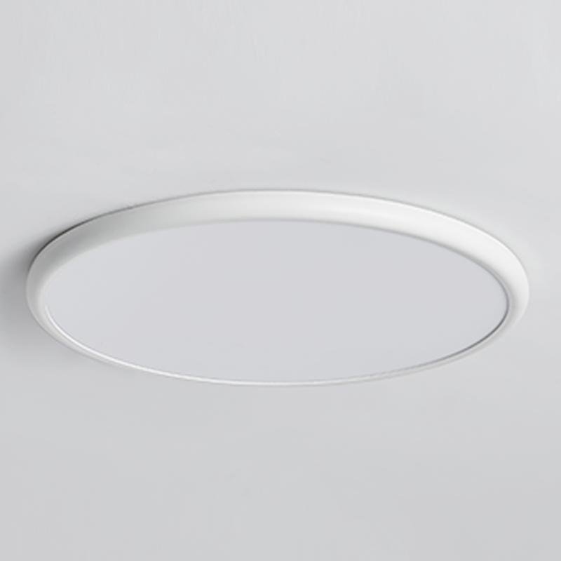 16" Modern LED Geometric Circle Flush Mount Ceiling Light