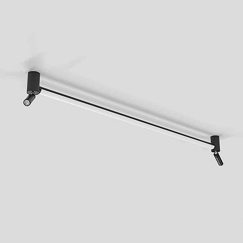Modern LED Spotlight Bar Flush Mount Ceiling Light - Aluminum