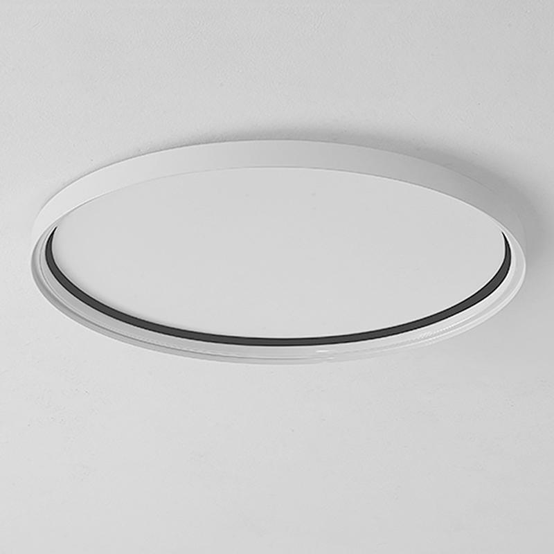 16" LED Acrylic Circle Flush Mount Ceiling Light with Edge Handle