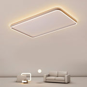 Rectangular LED Flush Mount Ceiling Light Modern Minimalist Design