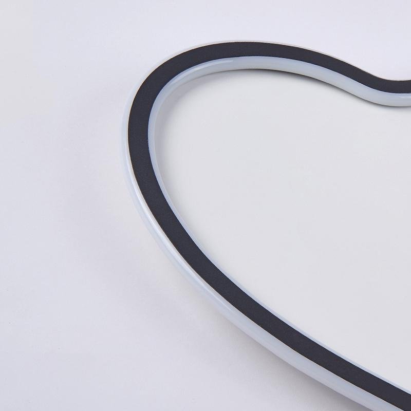 Heart Shaped LED Flush Mount Ceiling Light with Remote Dimming
