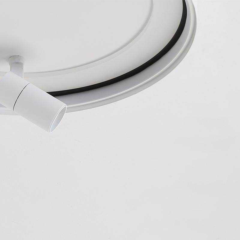 Modern Flush Mount Spotlight Ceiling Light with Remote Dimming
