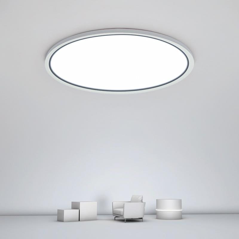 Modern Round Dimmable Flush Mount LED Ceiling Light