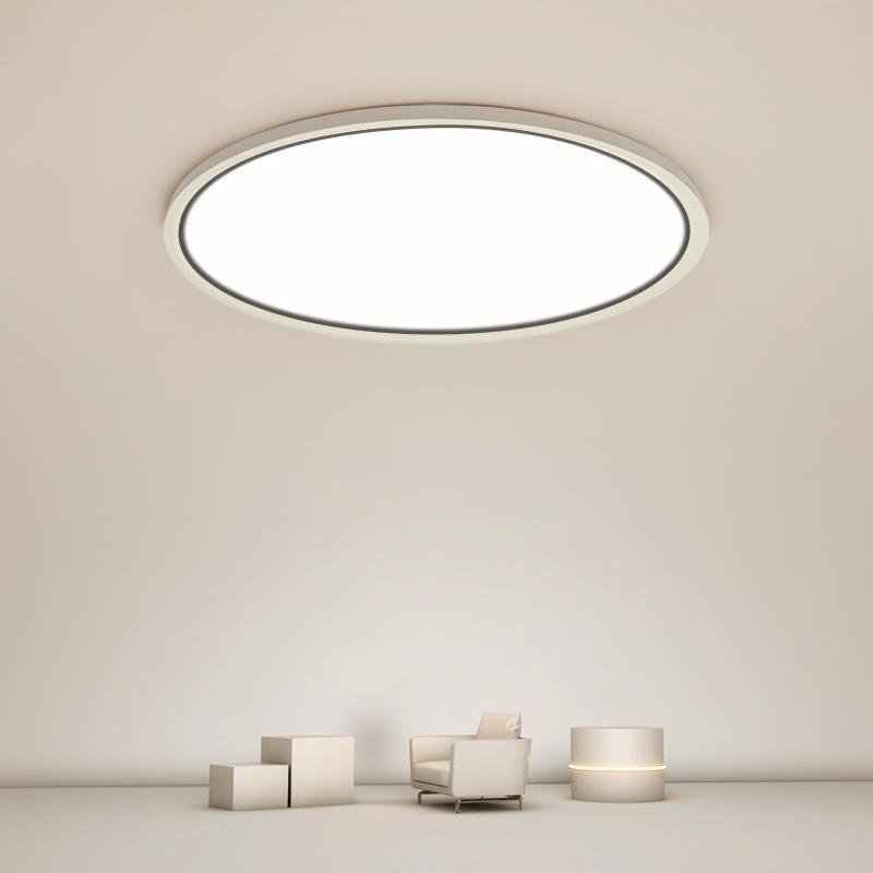 Modern Round Dimmable Flush Mount LED Ceiling Light