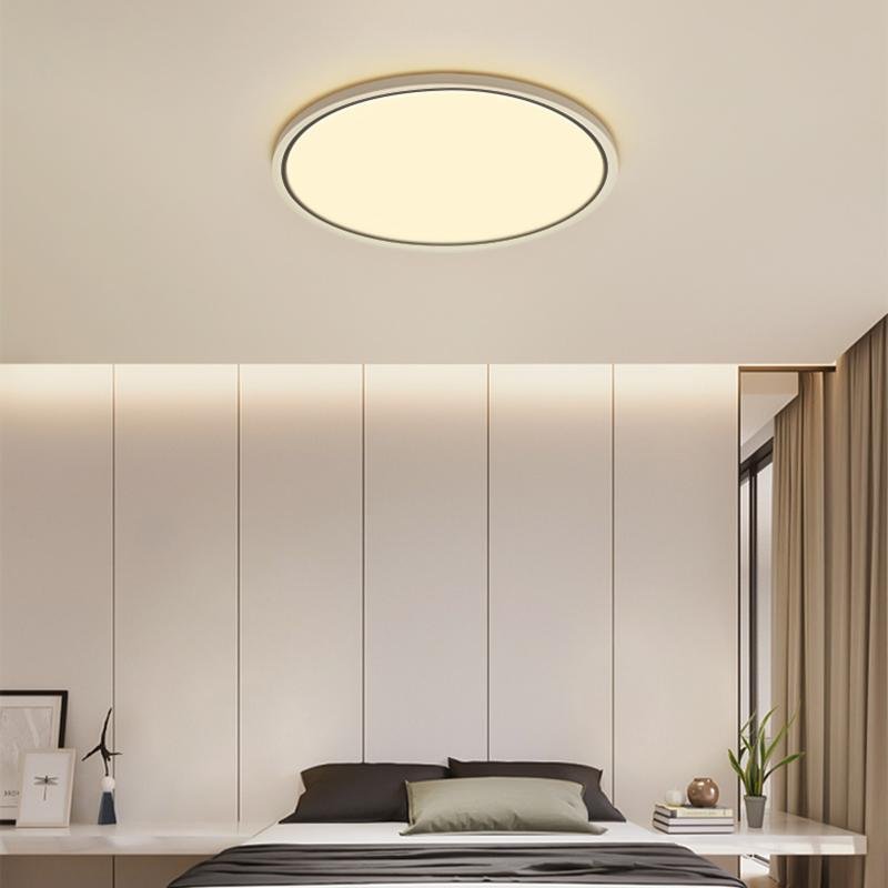 Modern Round Dimmable Flush Mount LED Ceiling Light